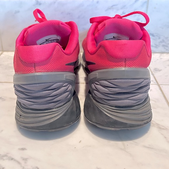 Nike Womens Lunarglide 6 Pink Running Shoes - Picture 3 of 3